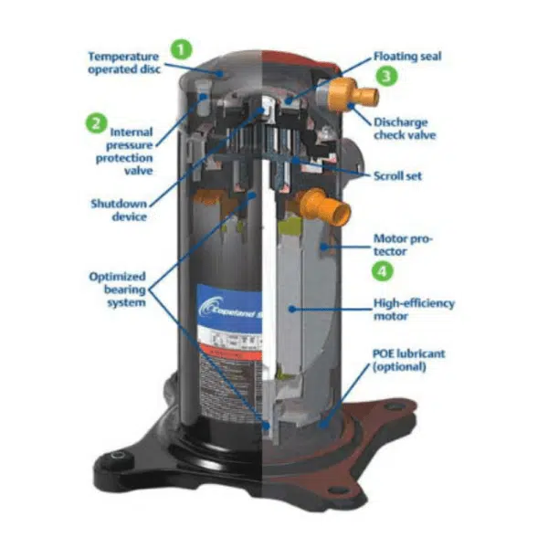 Compressor Copeland ZR61KCE - Image 3